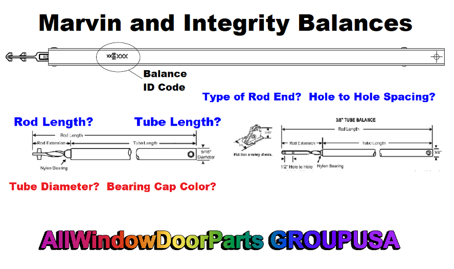Marvin Ultimate Double Hung Balances Spiral Tube Type Balance All